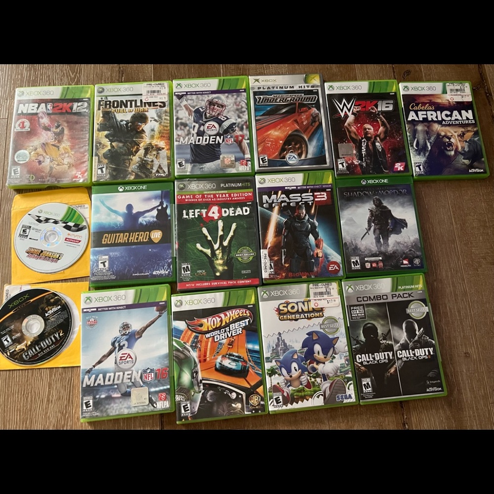 Xbox 360 games